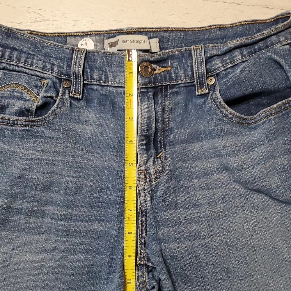 Levi's Men's Light Blue Straight Jeans - Picture 7 of 9